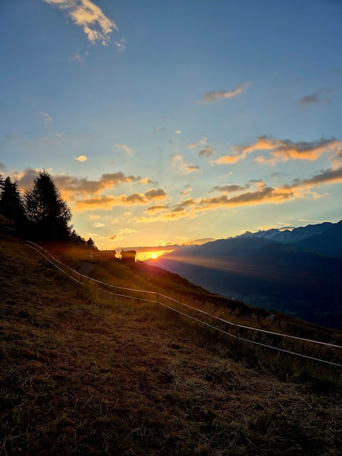 Idyllic alpine lodge in Martisberg