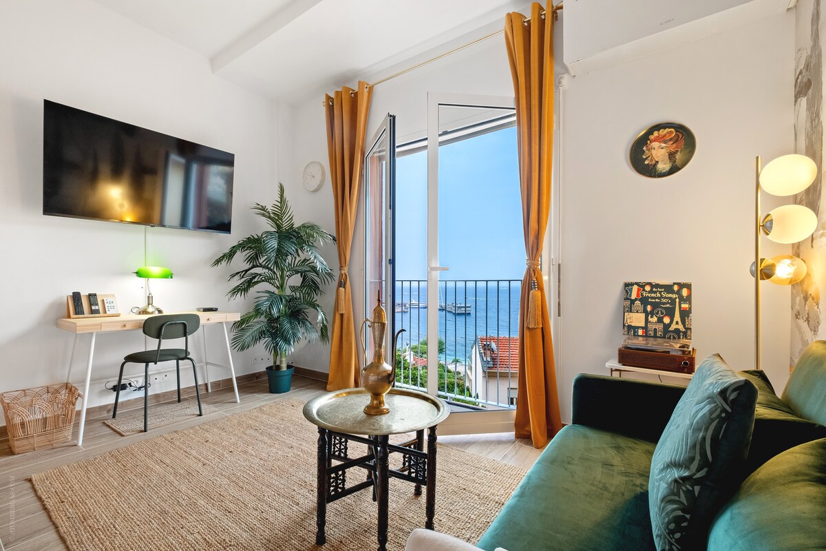 Top performing Airbnb: Casa Masha 2. Sea-view, parking, beach & Monaco in Cap D'ail