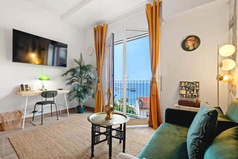 Airbnb performant: Casa Masha 2. Sea-view, parking, beach & Monaco à Cap D'ail