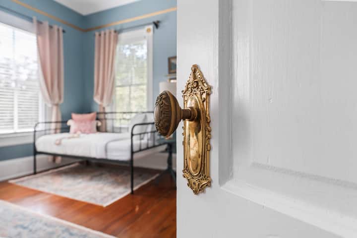 Enjoy period charm throughout the home like these antique brass doorknobs
