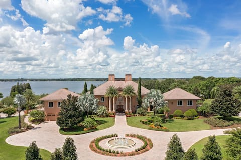 A serene lake side estate