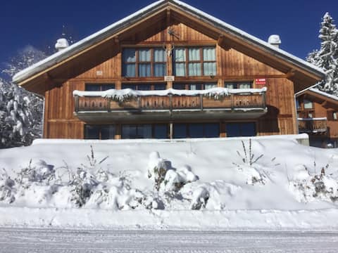 Appartement en chalet pour 8/10