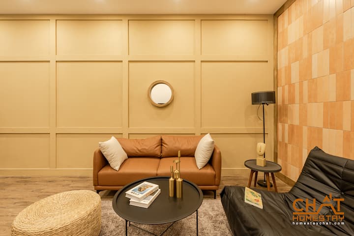 Balcony Serenity|2br/3 Beds • Netflix • Wooden Tub - Hanoj