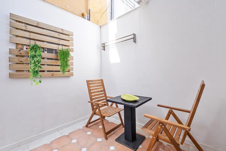 Apartamento Playa Con Patio - Rincón de la Victoria