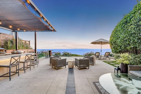 Luxury Oceanfront Home - Walk to Moonlight Beach