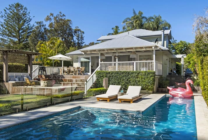 Coastal family home with pool