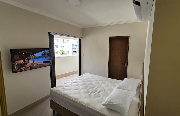 Suíte com cama de casal 