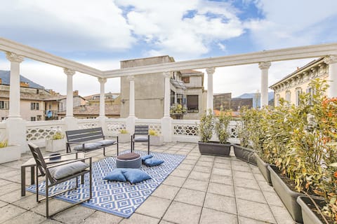 1900 aptTerrace Parking 200m from Como Cathedral