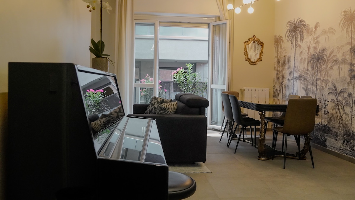 Popular Airbnb listing: Pianoforte, a short walk from city center + park in Como