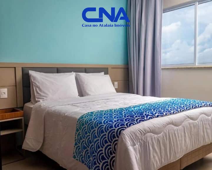 חדר עם מיטה זוגית אחת