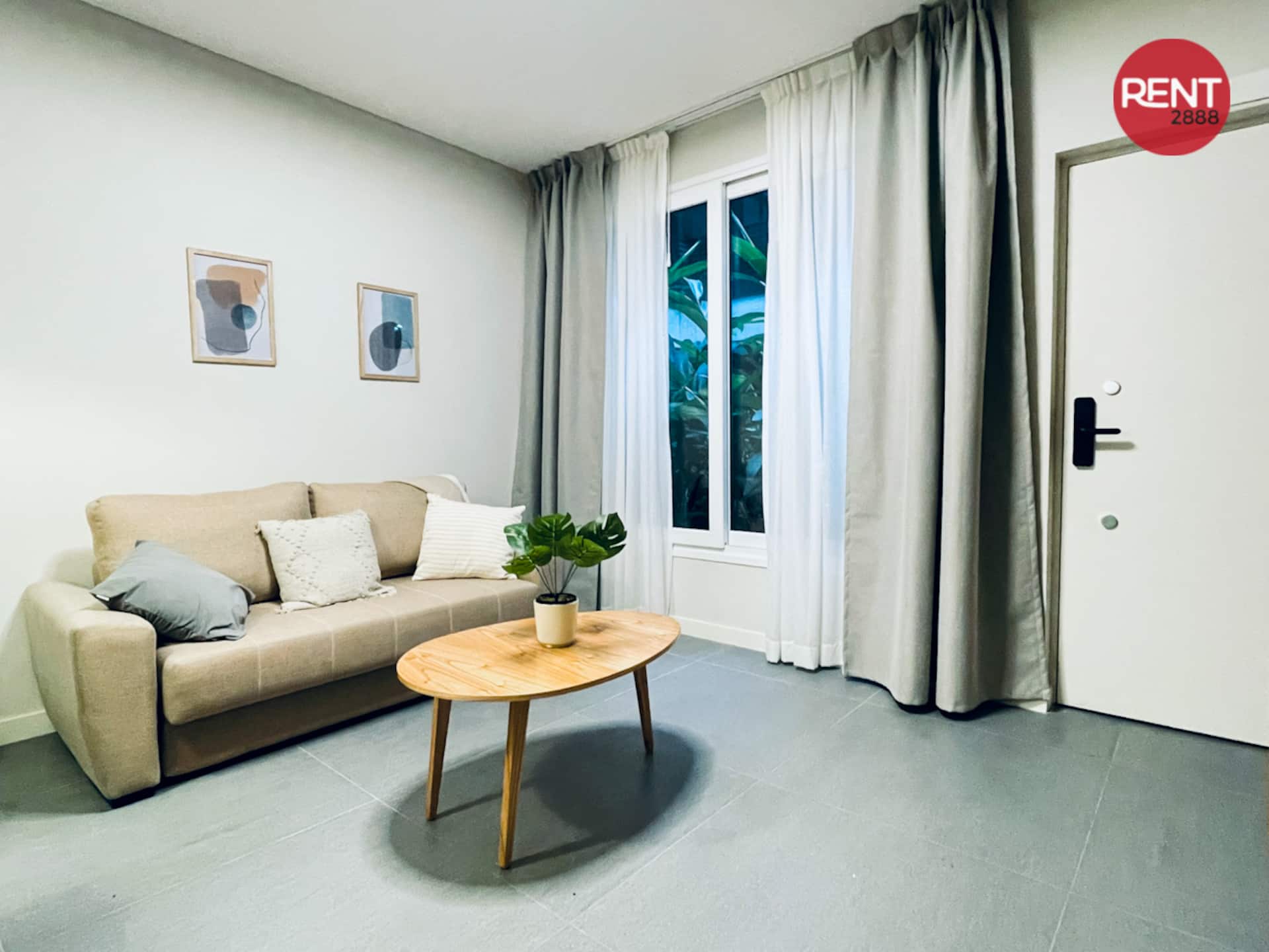 Apartamento de 1 quarto com varanda e piscina compartilhada em Belgrano