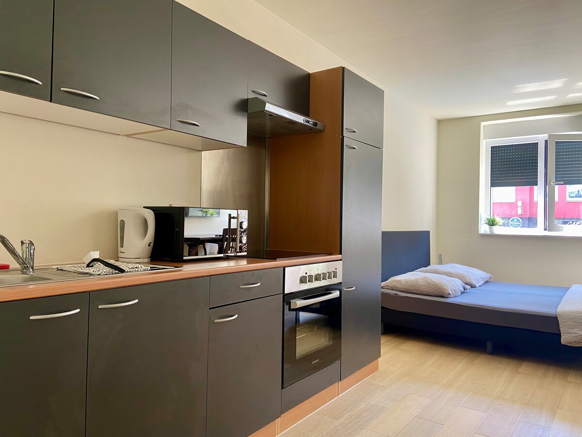 Top Airbnb: 3 Person Modern Studio Apartment - 2 Beds in Stadtkern