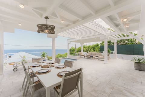 Villa Bouillante 3 bedrooms - sea view and pool