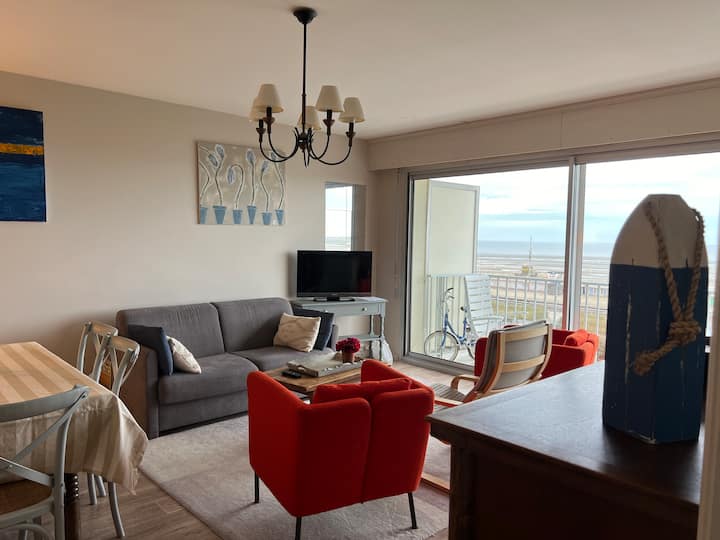 Appartement Face Mer 2 Chambres+ Parking 2 Places - Camiers