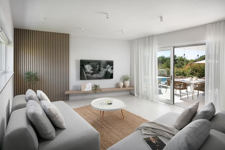 4-sterne Moderne Luxusvilla Mit Pool 500m Am Meer - Kroatien