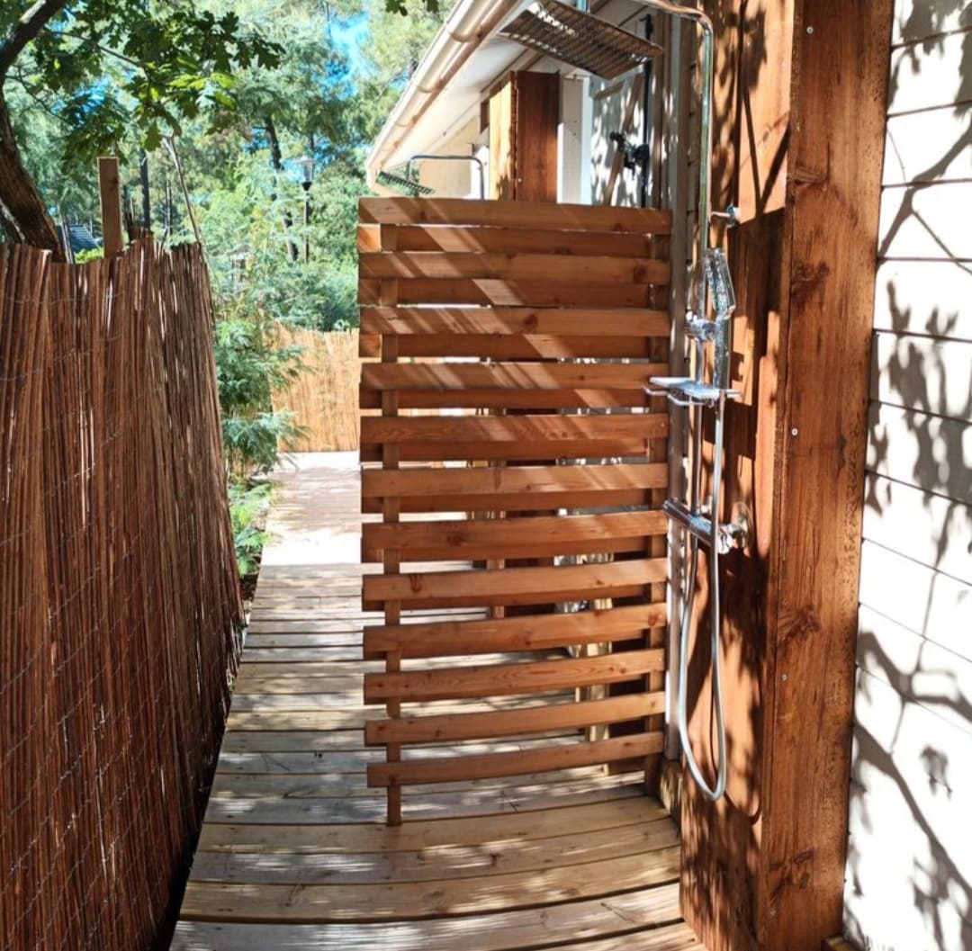 Top performing Airbnb: Cozy Naturist Chalet 4* in Le Porge