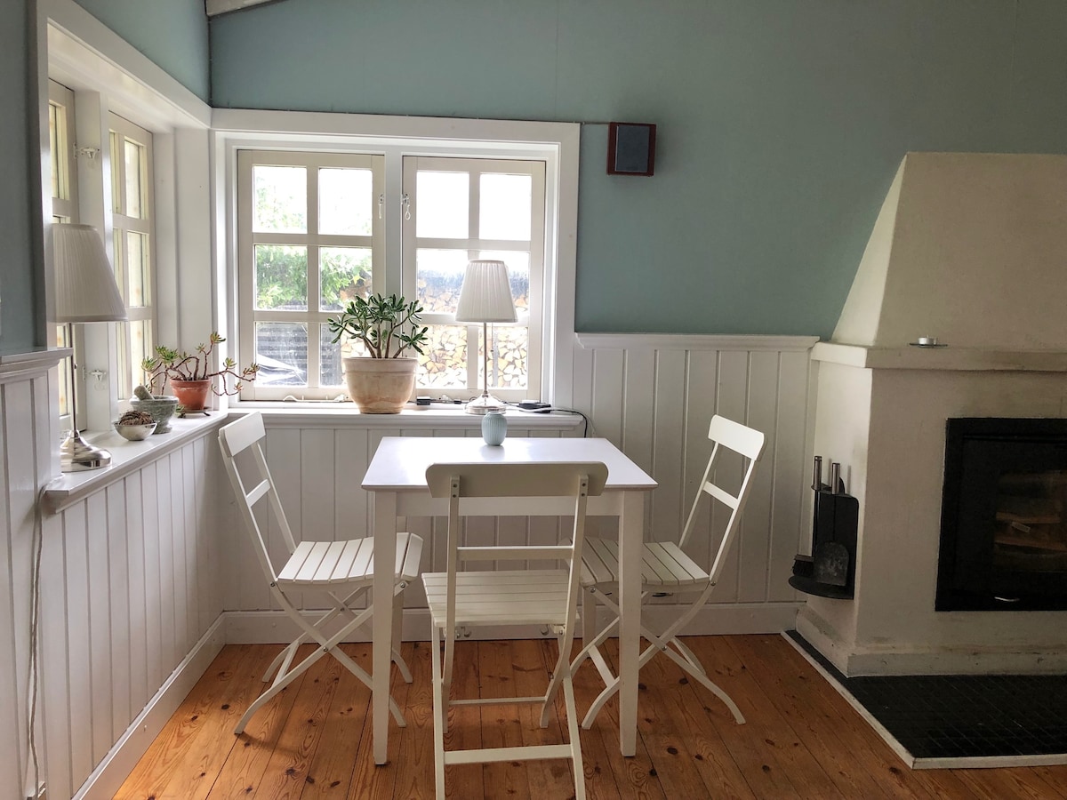 Sommeridyl ved feriebolg Isefjorden