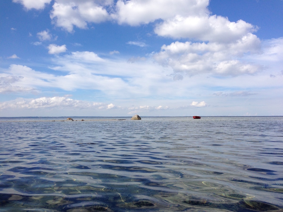 Udsigt fra sommerhus Isefjorden