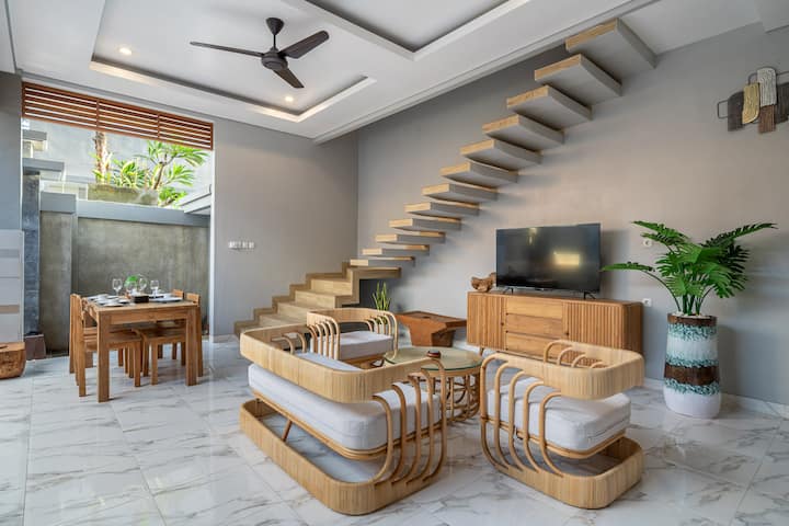 Q La Villa 5.stylish 2br Private Pool Villa Legian - Denpasar