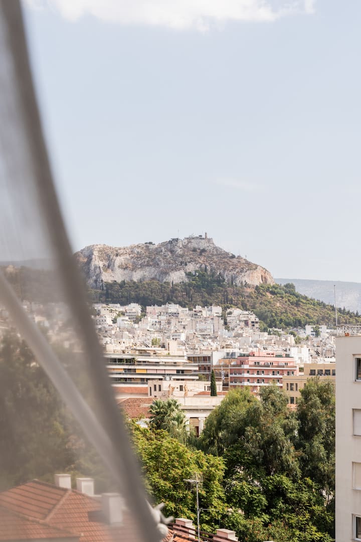 6th Fl Bright & Breezy Apt At National Museum - Athens