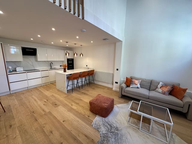 Modern house in gated compound