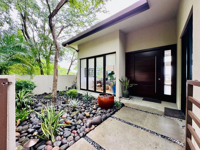 Modern style home with panoramic ocean view