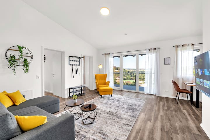 Inhome: Küche - Tv - Parken - Balkon - Golfplatz - Kirchberg an der Jagst