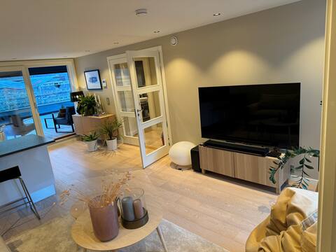 Popular Airbnb listing: Nice apartment with roof terrace in Kongsberg