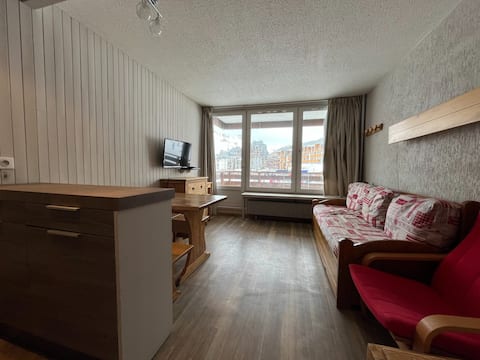 Annonce Airbnb populaire: Tignes Val Claret, ski-in ski-out studio! à Tignes