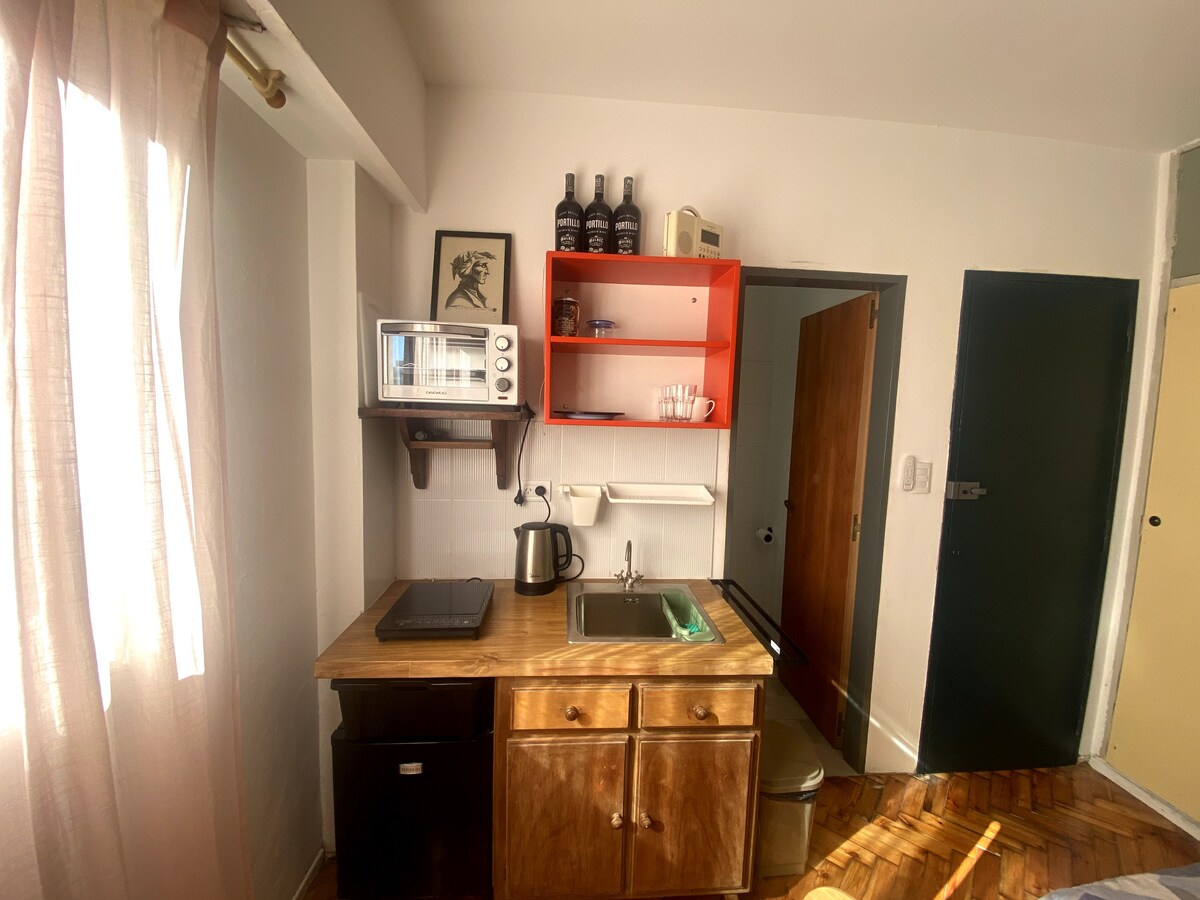 Departamento monoambiente en Balvanera cerca del centro histórico