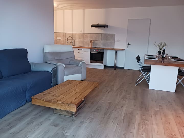 70 M2 Sans Vis à Vis Terrasse 4 à 6 Personnes - Bourg-Argental