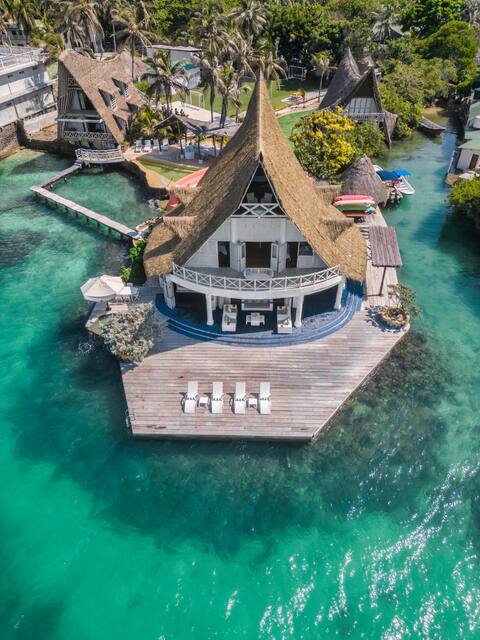 Beachfront Cabin with Pool