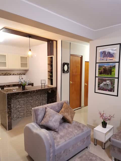 Luxurious apartment in the best area and safe Hco