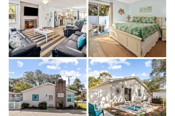 Cozy 2br Beach Home + Fire Pit - Walk To The Beach - North Myrtle Beach, SC