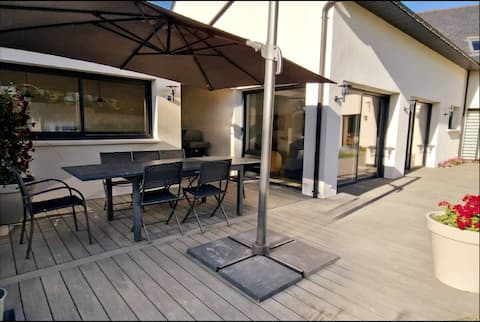 Successful Airbnb property: Le Garros: Quiet family home 300 m from the beaches in Carantec