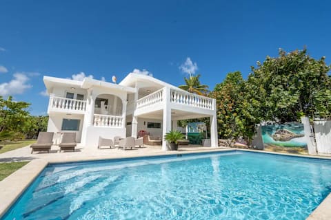 Luxury Oceanfront Villa + Pool l Casa Blanca