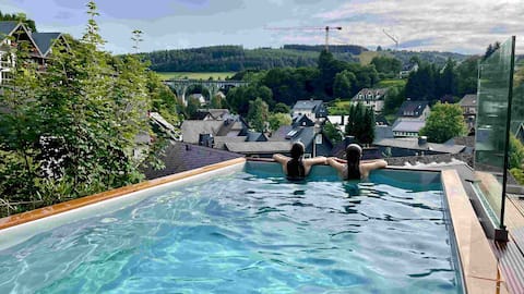 Inge in will-INGE-n, vacation home with sauna and pool