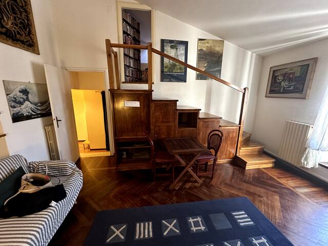 Rooftops view between Pantheon and Navona