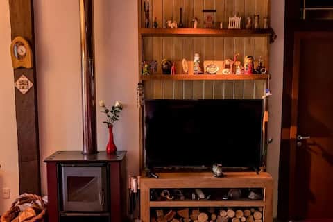 Airbnb em destaque: Romantic cottage with full hydro Sonho Meu em Nova Petrópolis
