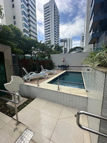 Entire home with 1 bedrooms in Recife - Flat em Boa Viagem / Recife PE