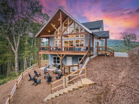 Mtn VIEWS | Hot Tub | LUX | PETS | Mins to Winery!