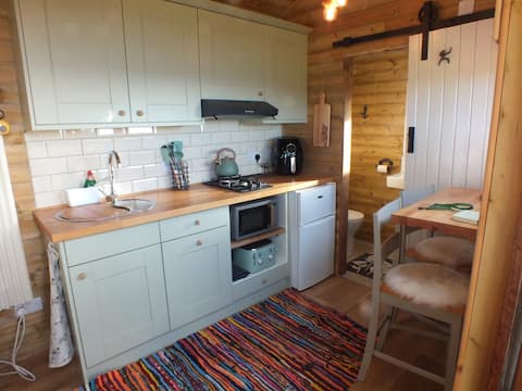 Successful Airbnb property: Ty'r Bugail - Shepherds Hut in Llanddwywe, Llanenddwyn