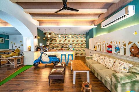 Hualien quality private room/KTV singing/electric mahjong/luxurious double living room/All rooms hav