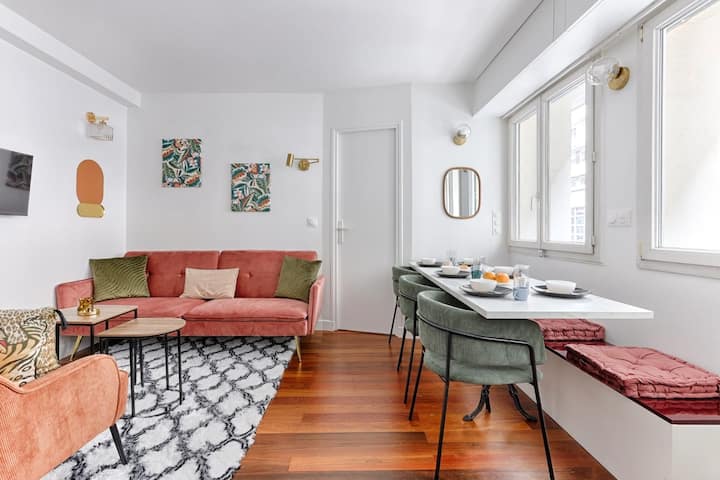 Ac Flat  8p Group Getaway  Near Montmartre - Párizs