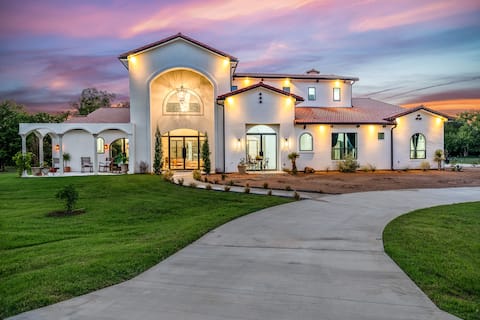 Lakeside Mediterranean Mansion