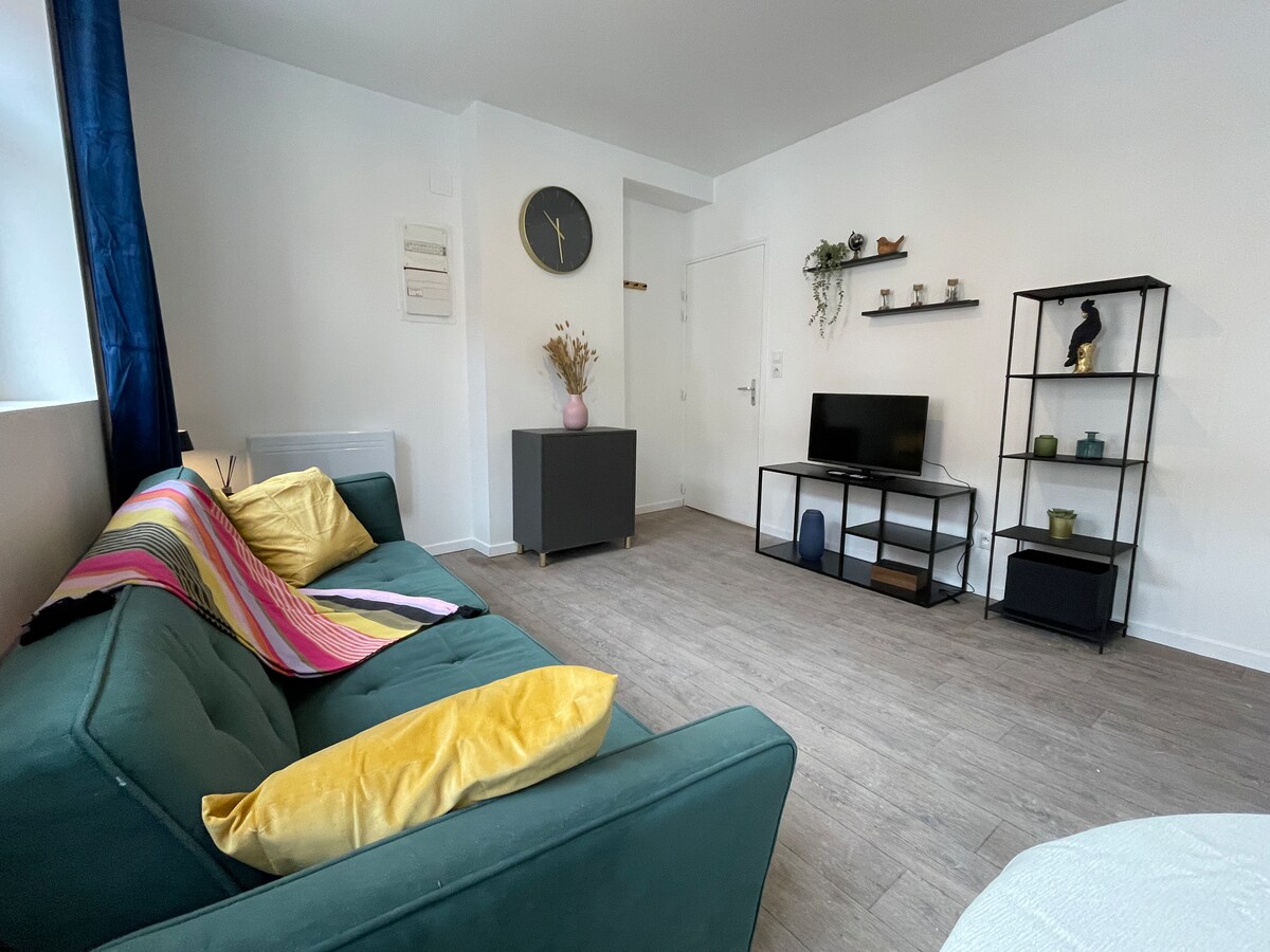 Popular Airbnb listing: Charming and modern studio in Croix in Croix