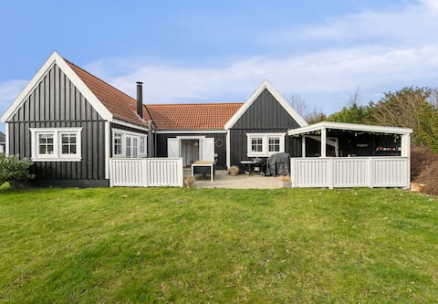 1-6 guests, Holløselund beach - panoramic view