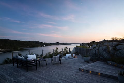 Modern villa with panoramic views