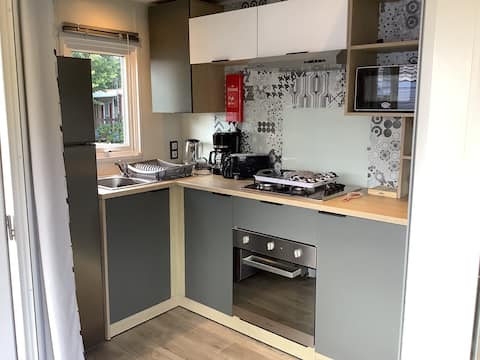 Top performing Airbnb: Mobile home for rent 4-6 people in Litteau
