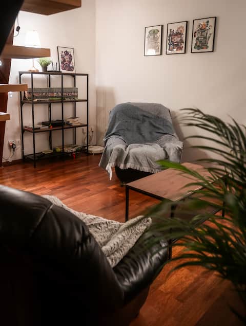 Room in a wooden house